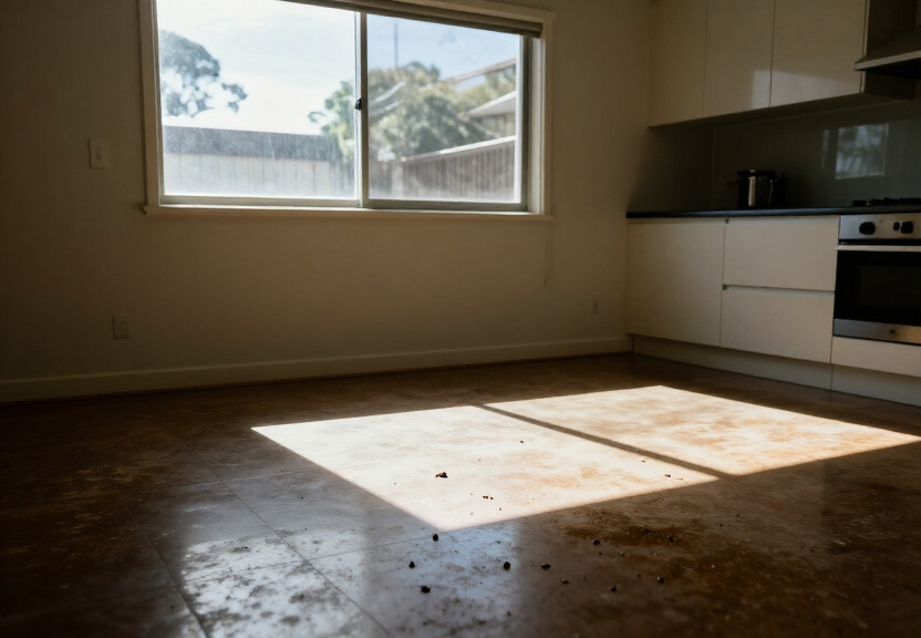 Severe flea infestation in a Paddington apartment carpet